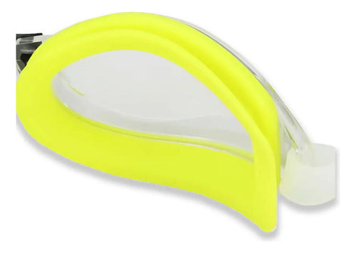 Antiparra Lente Hydro Champ Training Adulto Natación Color Amarillo