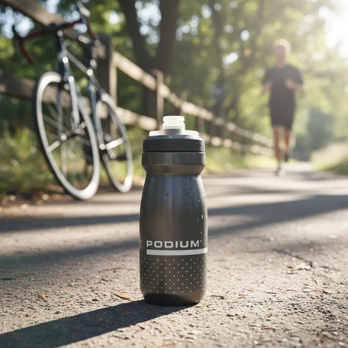 Botella Deportiva Camelbak Podium 600ml - Negro
