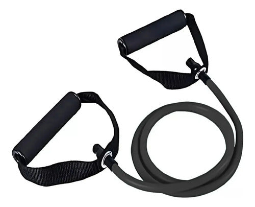 Cuerda De Tension Fitness 23-28lb Knex Mmsports Negro
