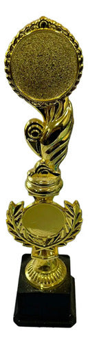 Trofeo Copa Aros Olimpicos 32 Cm Premio Deportivo Dorado