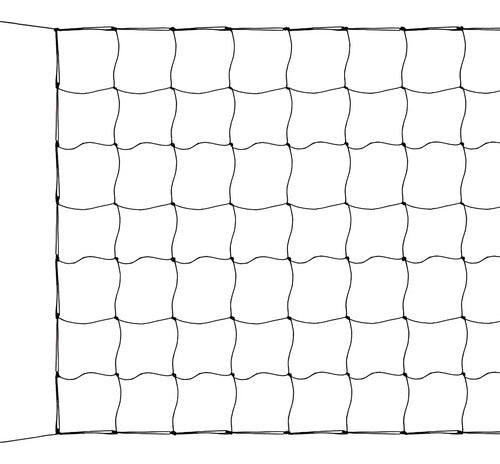 Red De Vóleibol Amateur Gismar Para Jardín Y Playa Con Red De Polietileno Negro De 9.5 M X 1 M