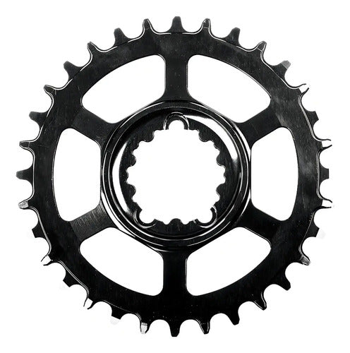 Monoplato Bicicleta Aluminio 142mm 34t Dcr142-34t Sumart Color Negro