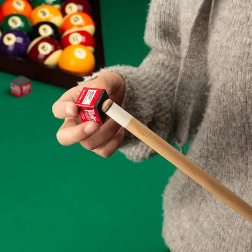 12 Tizas Para Taco / Pool - Master Azul
