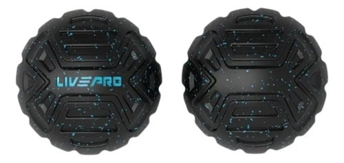 Pelota De Masaje Livepro 12,5 Cm Negro