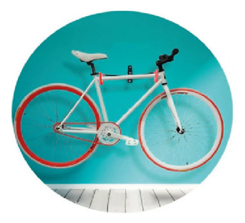 Soporte De Bicicleta Para Pared Zuba Negro