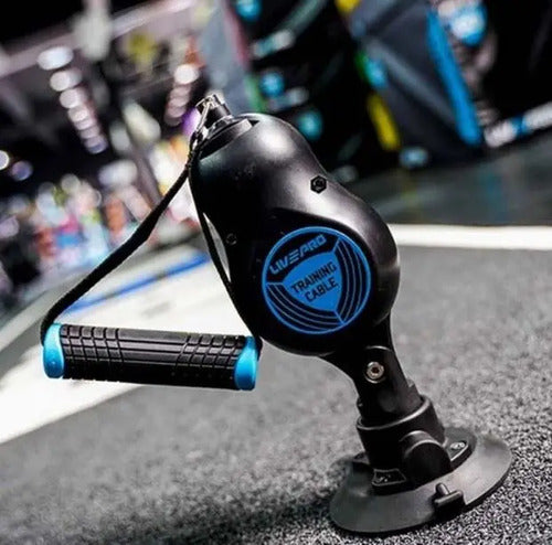 Polea Ventosa Gym Entrenamiento Ajustable Portatil - Livepro Negro