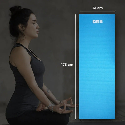 Colchoneta Yoga Mat Lisa 20 | Drb® Celeste