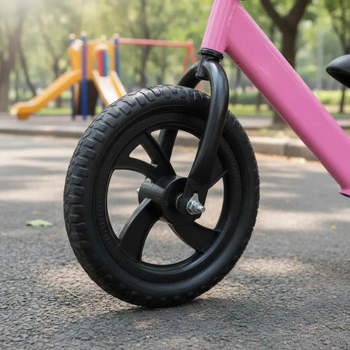 Bicicleta Chivita Infantil Sin Pedales Metal Colores Color Rosa Chicle