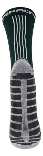 Calcetines Deportivos Penalty Grip 33/38, Color Verde, Talla Única