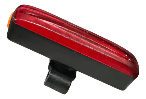 Luz Trasera Led Usb 6 Posiciones Negro/rojo Negro/rojo