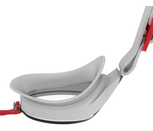 Gafas De Natación Speedo Hydropure Piscina Antiempañante Color Blanco