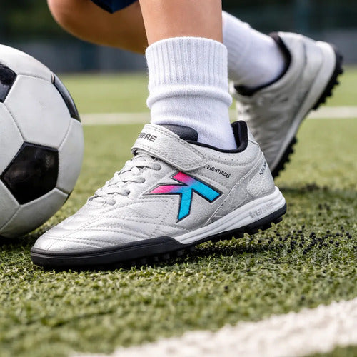 Champion Kelme Calzado Turf Fútbol 5 Niños Gris Mmsports
