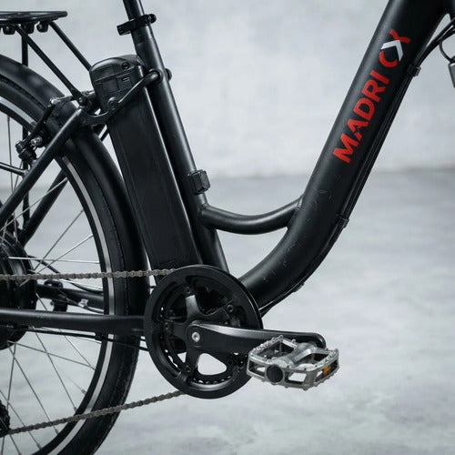 Bicicleta Electrica Bici Modelo Madrid Rodado 26x1.95 250w Negro M