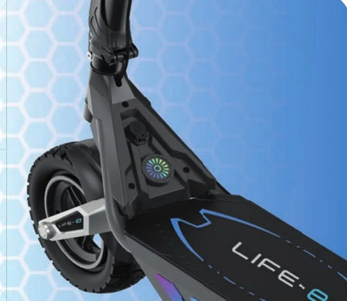 Monopatín Eléctrico Life-e Q6 1000w 50km/h Off Road Mmsports Negro
