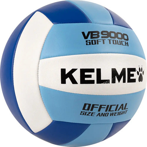 Pelota Kelme Volley In/outdoor N5 White Royal Blue Mmsport Azul Acero