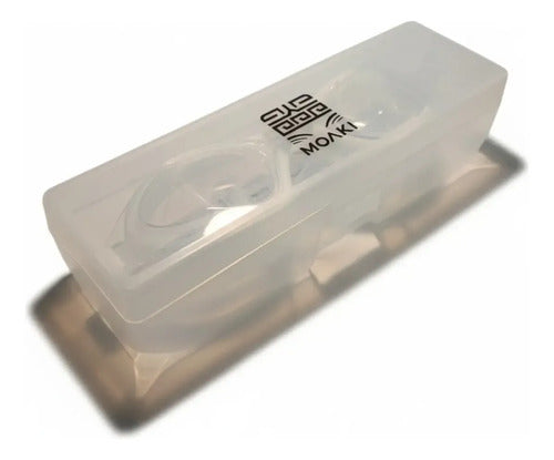 Lentes De Natación Moaki Kiri Blanco Mmsports Blanco