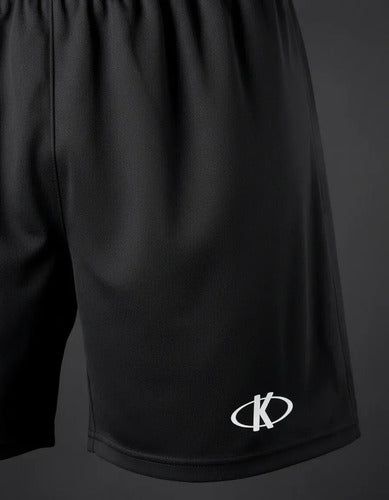 Short Deportivo Para Futbol Niños Deportes Varios Mmsports Negro Lisa 12