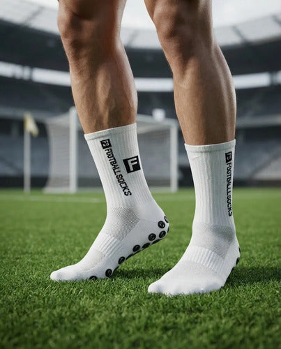 Medias Antideslizantes Fs Mmsports Blanco S