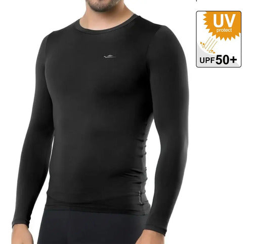 Remera M/l Protect Uv Cliclismo Adulto - Elite