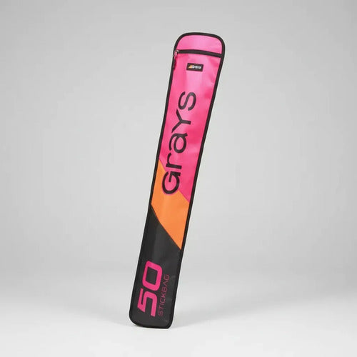 Funda Para Palo De Hockey Grays G50 Con Bolsillo Con Cierre Rosa Chicle