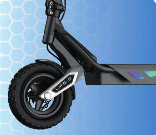 Monopatín Eléctrico Life-e Q6 1000w 50km/h Off Road Mmsports Negro