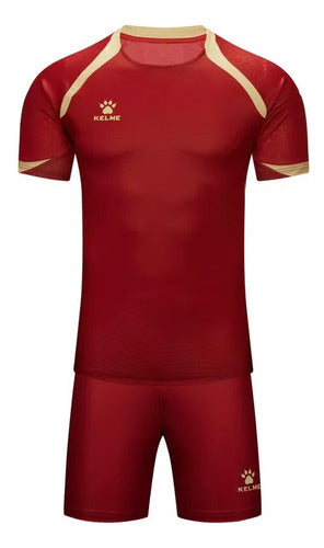 Set De Camiseta Y Short Kelme 8451zb1583 Bordó Bordó Xs