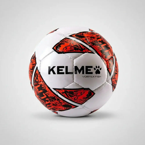 Pelota Futsal Nro. 4 Kelme Cosida A Mano Laminada Color Blanco/rojo