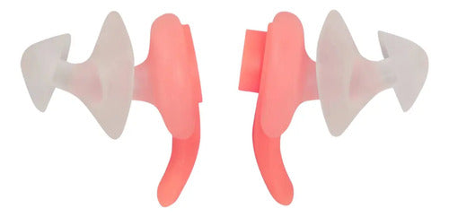 Tapones De Oídos Para Natación Speedo Biofuse Naranja/transparente - 1 Par