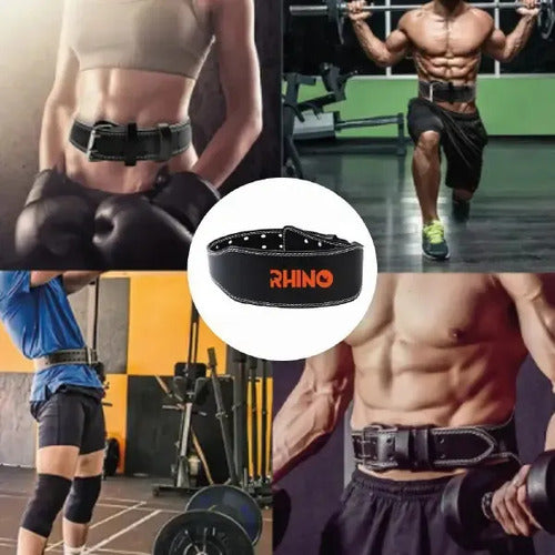 Cinturon Para Crossfit Levantamiento Y Fuerza Profesional Talle Xl Negro