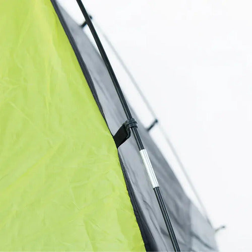 Carpa Camping Impermeable 4 Personas Ayllu Hawapi 1500mm Verde Claro
