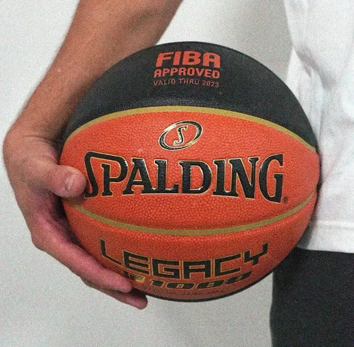 Pelota De Basquetbol Spalding Tf1000 N°7 Naranja Naranja/negro