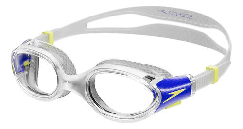 Lentes De Natación Junior Speedo Biofuse 2.0 Multicolor Blanco