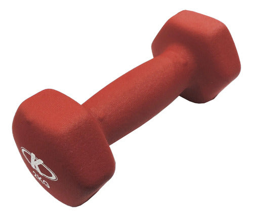 Pesa Para Aerobic Forrada En Pvc 3 Kg Multicolor
