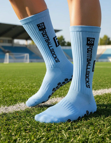 Medias Antideslizantes Fs Mmsports Celeste S