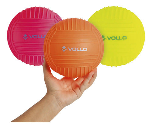 Pelota Waterpolo Para Piscina Playa 15cm - Vollo Naranja Liso