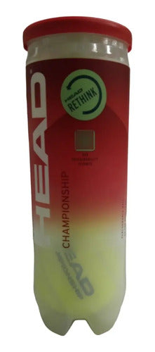 Tubo X3 Pelotas Head Championship Tenis Padel Mmsports Amarillo