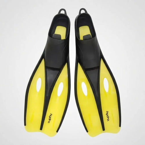 Patas De Rana Hydro Adulto Silicona Buceo Mmsports Amarillo L