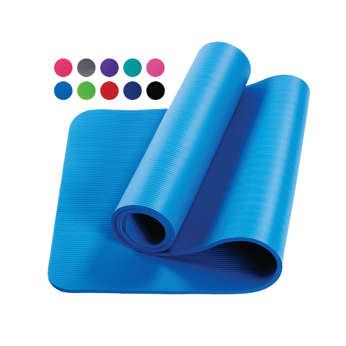 Colchoneta Alfombra Yoga 10mm Alta Densidad Rhino
