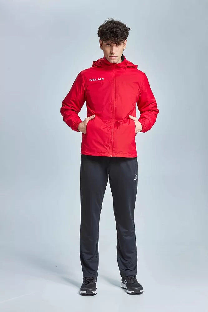 Campera De Lluvia Deportiva Kelme C/capucha Y Cierres