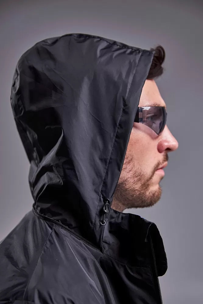 Campera para lluvia impermeable c/capucha y cierre KELME
