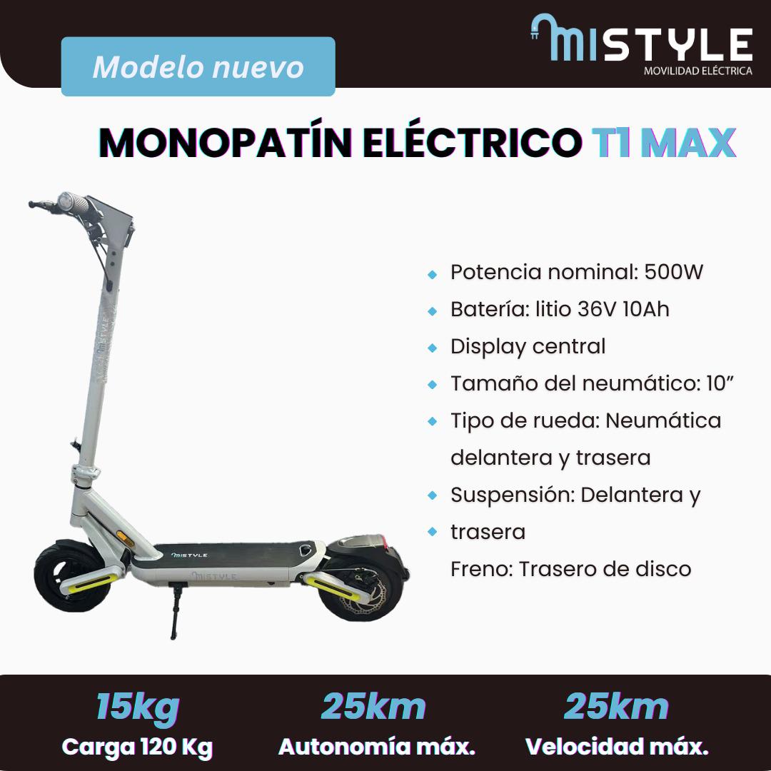 Monopatín Eléctrico Mistyle T1 MAX