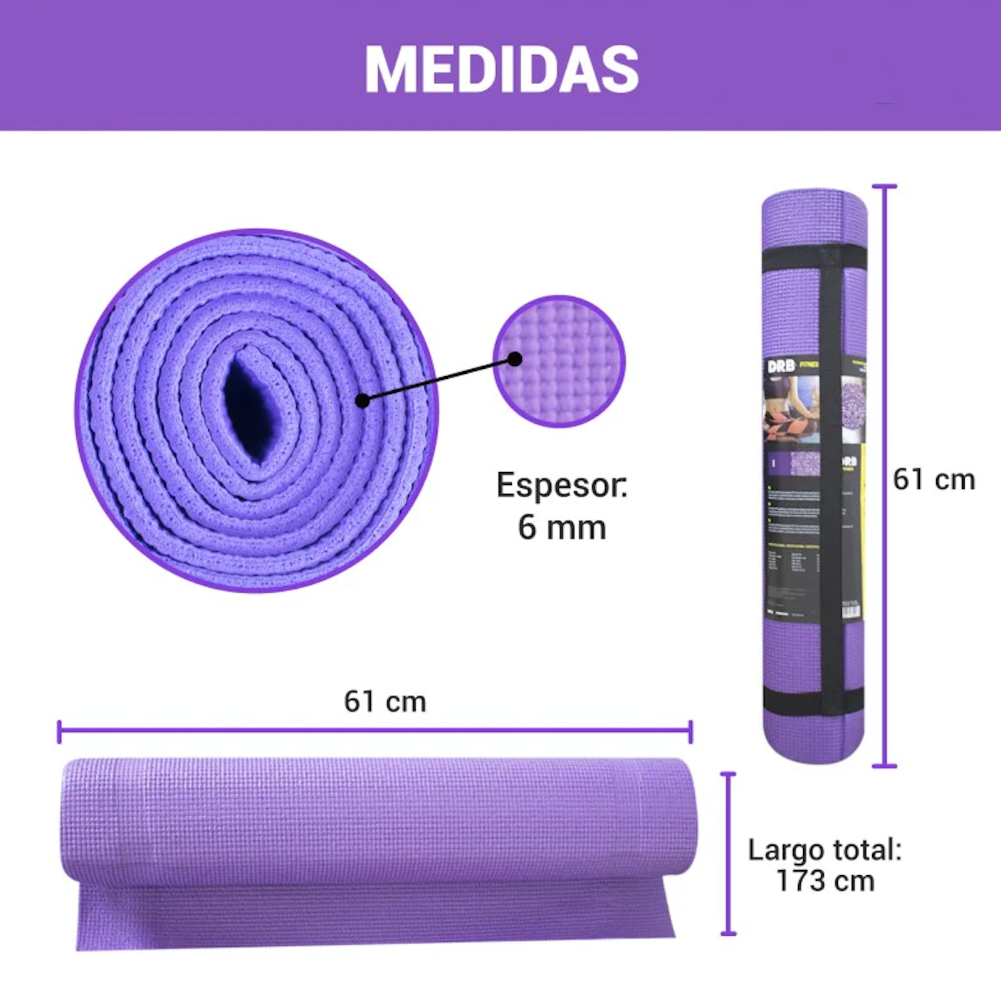 Colchoneta Yoga Mat Impresa 20 | Drb®