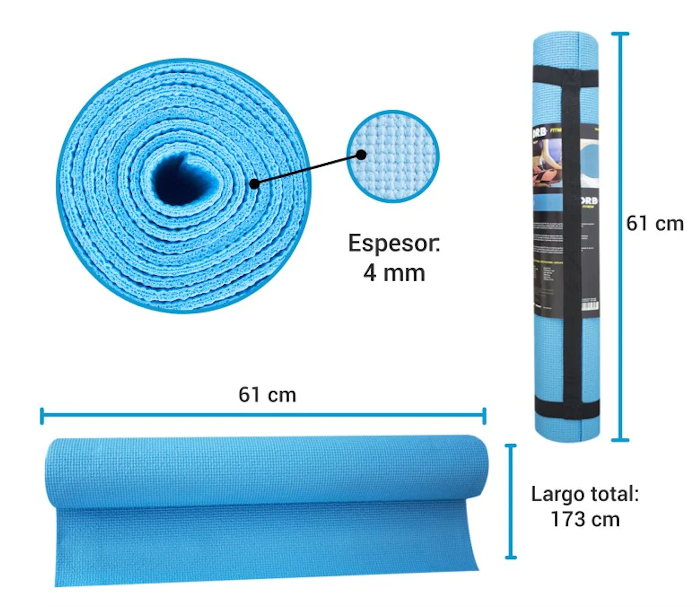 Colchoneta Yoga Mat Lisa 20 | DRB®