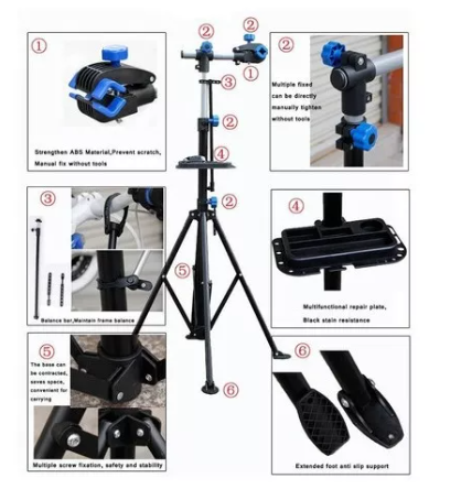Soporte Para Reparación Y Limpieza De Bicicleta