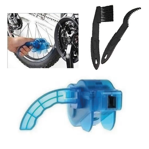 Kit Limpiador De Cadena Y Piñones + Cepillo Para Bicicleta