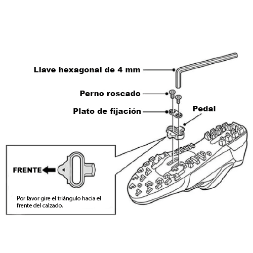 Trabas Calas Pedales Mtb Compatibles Sh