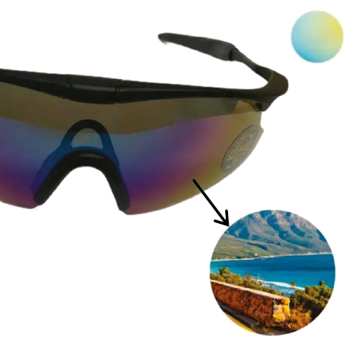 Lentes Bicicleta Ciclismo Negro Cristal Colorfull Zuba