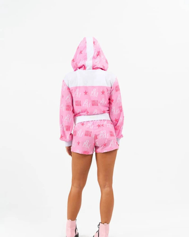 Campera Estampada Rosada LBM