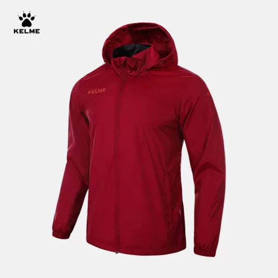 Campera De Lluvia Deportiva Kelme C/capucha Y Cierres