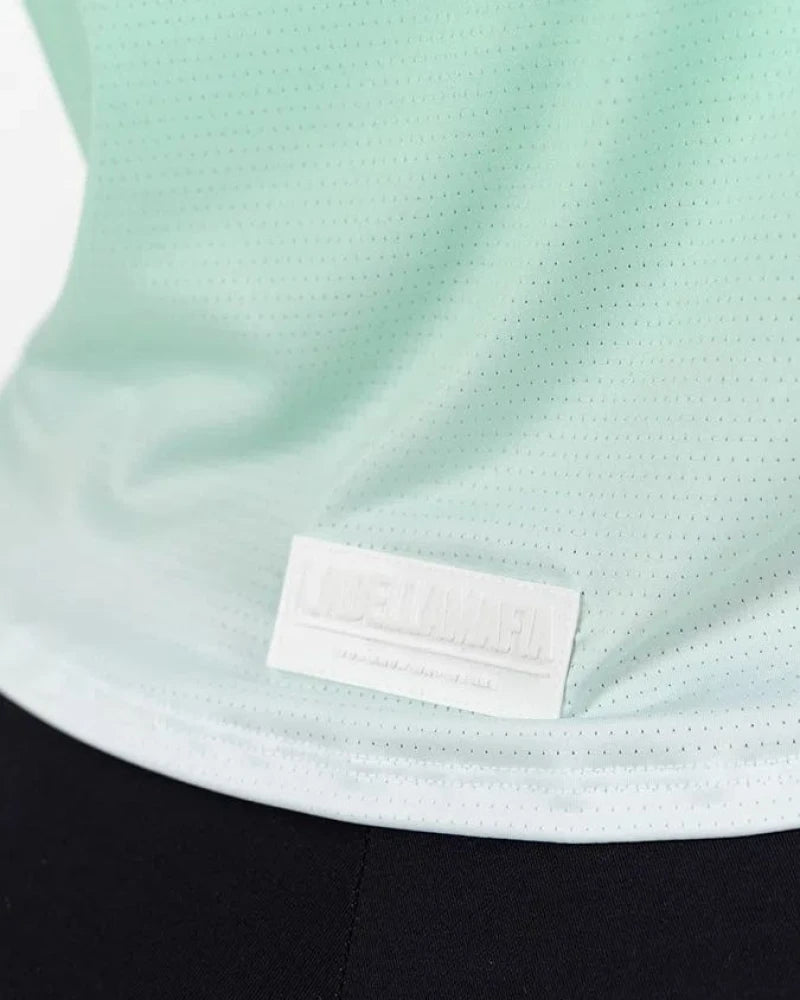 Musculosa Verde/Blanco